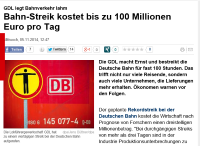 Focus-online-Screenshot-Bahnstreik