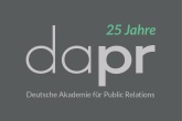 DAPR 25 Jahre Logo grau