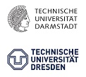 Tech Uni Darmstadt u Tech Uni Dresden Logo